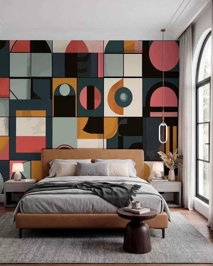 wall murals Bahaus style w01075