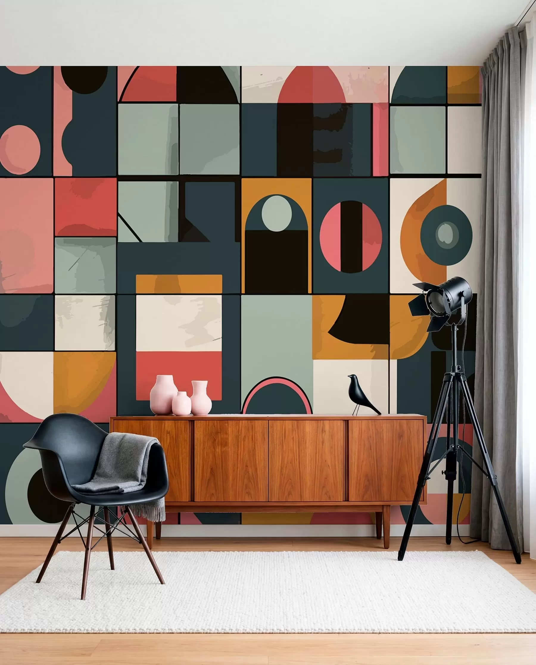 wall murals Bahaus style w01075