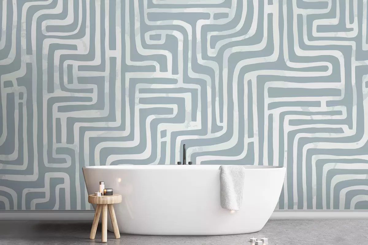 wall murals Stylish modern labyrinth w08299v1