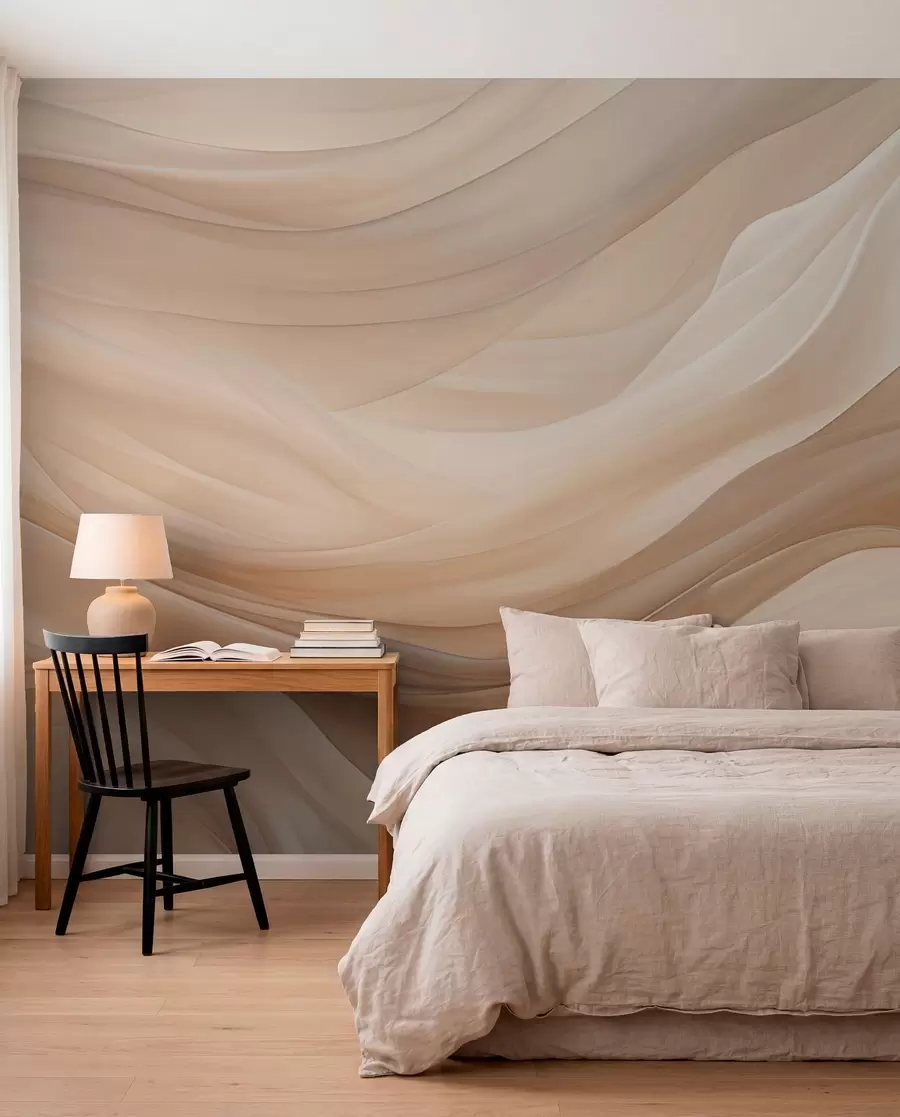 wall murals Delicate beige background w01641