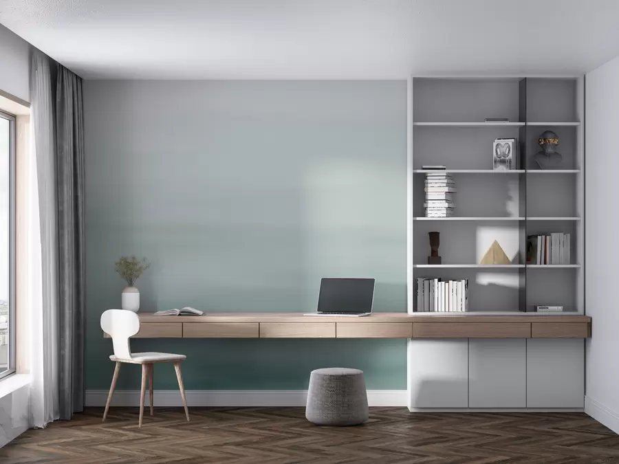 wall murals Blue ombre background w01642v1