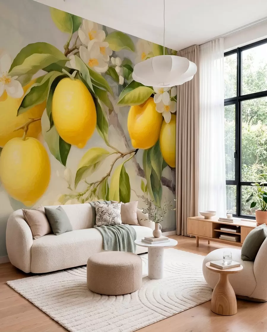 wall murals Lemons w01136
