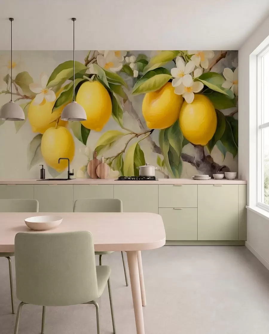 wall murals Lemons w01136
