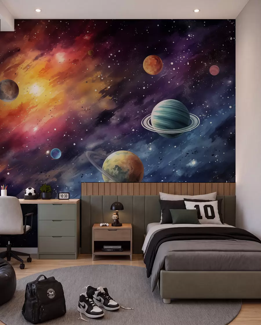 wall murals Across the Nebula w01798