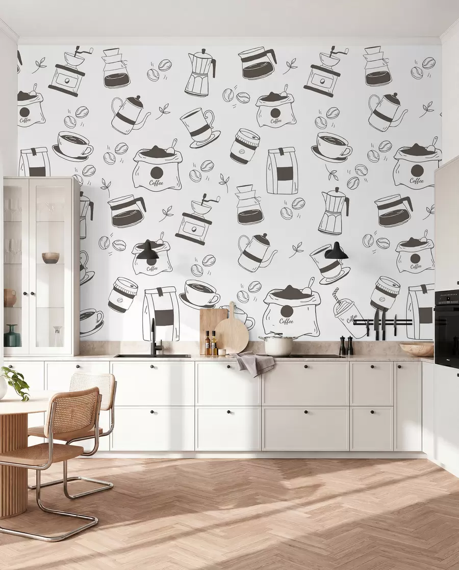 wall murals Coffee details w02002v2