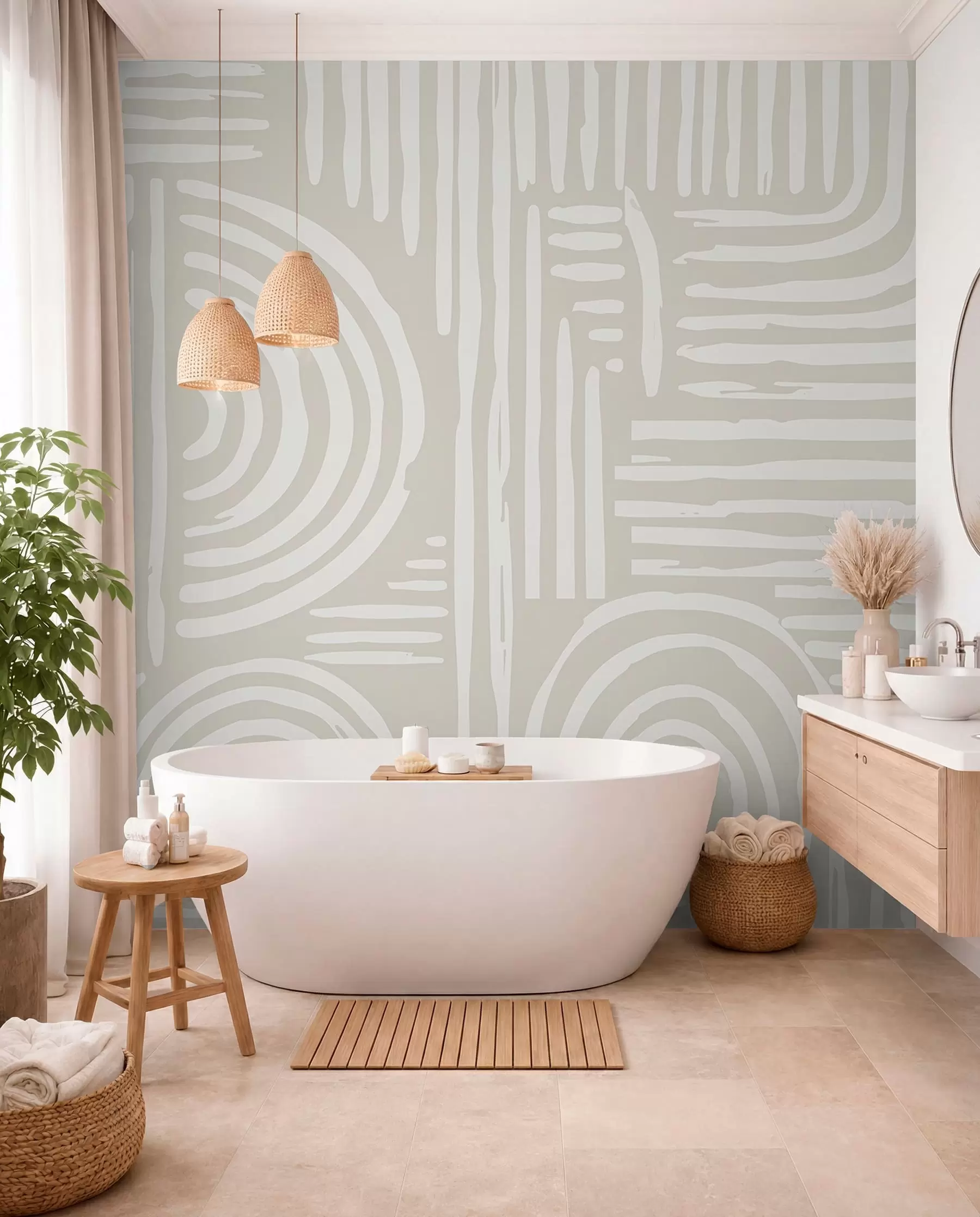 wall murals Rhythm in Sand w01919