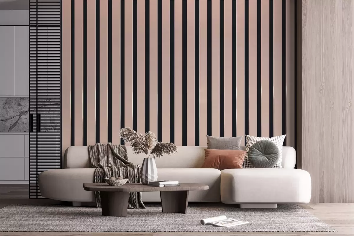 wall murals Elegant lines in soft harmony u99471v2
