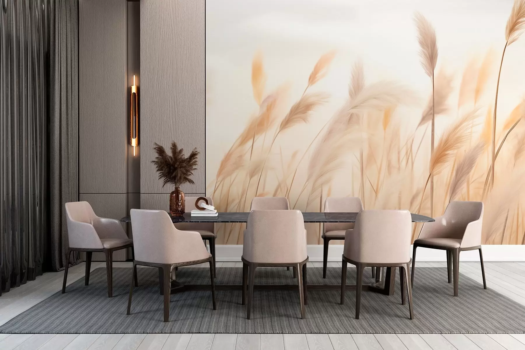 wall murals Delicate ears of wheat w02037