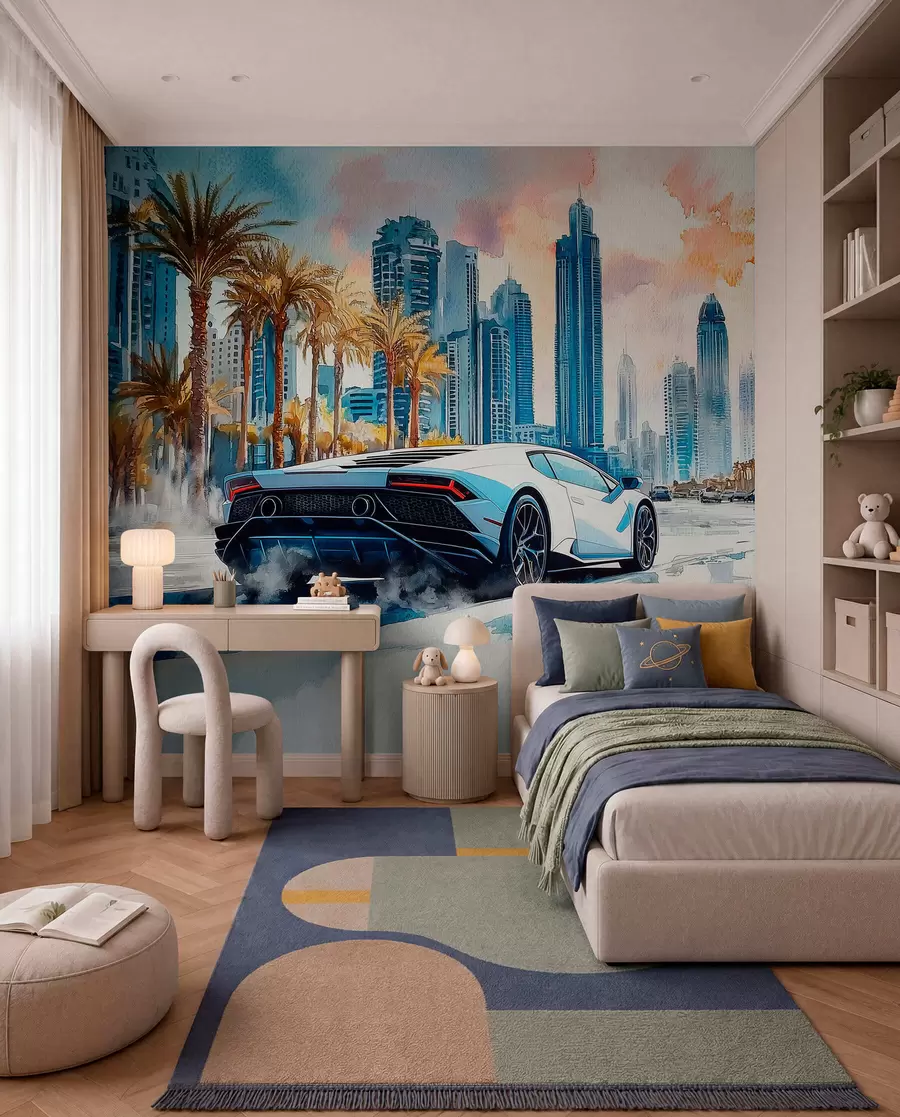 wall murals Palm Avenue Drive w01963