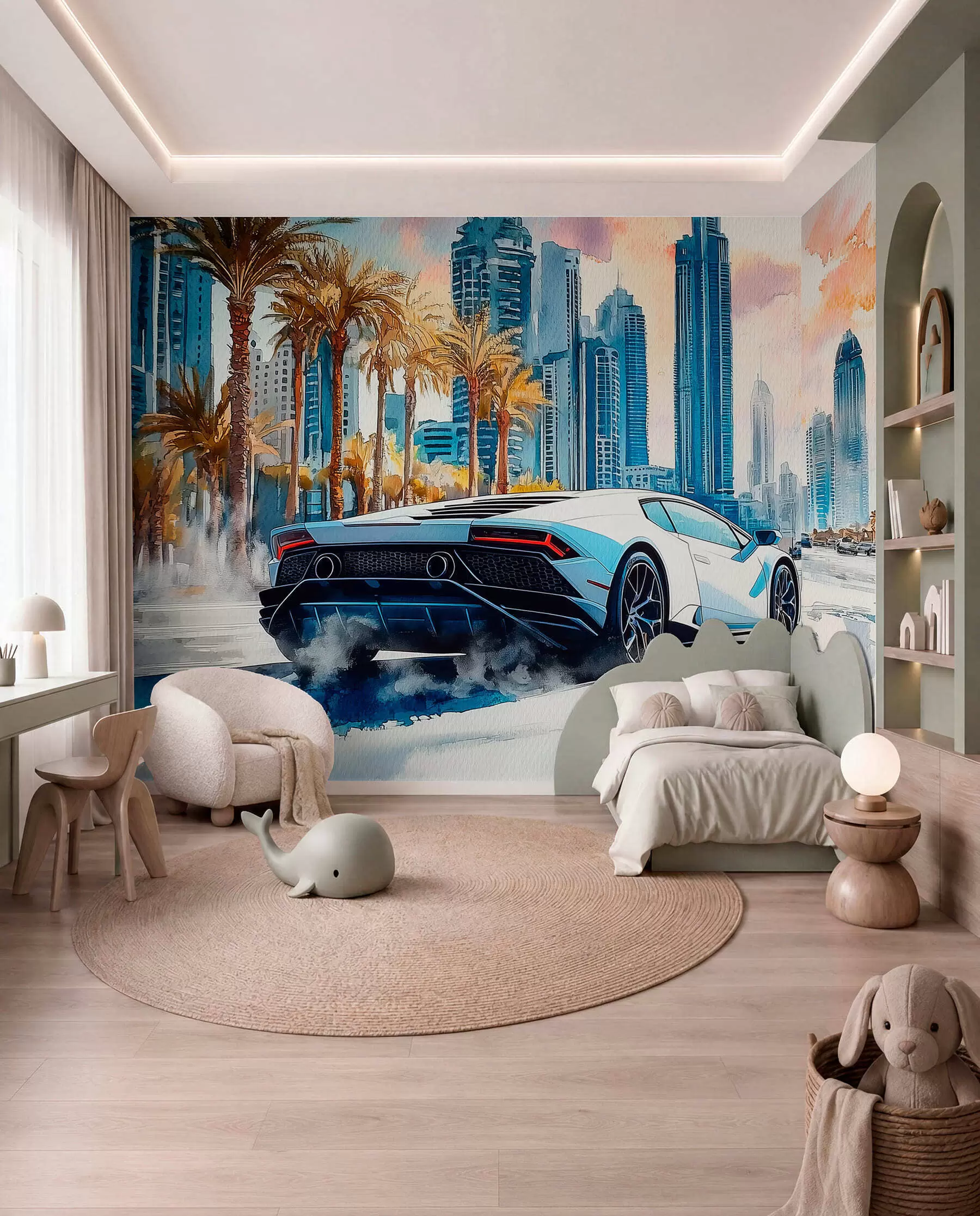 wall murals Palm Avenue Drive w01963