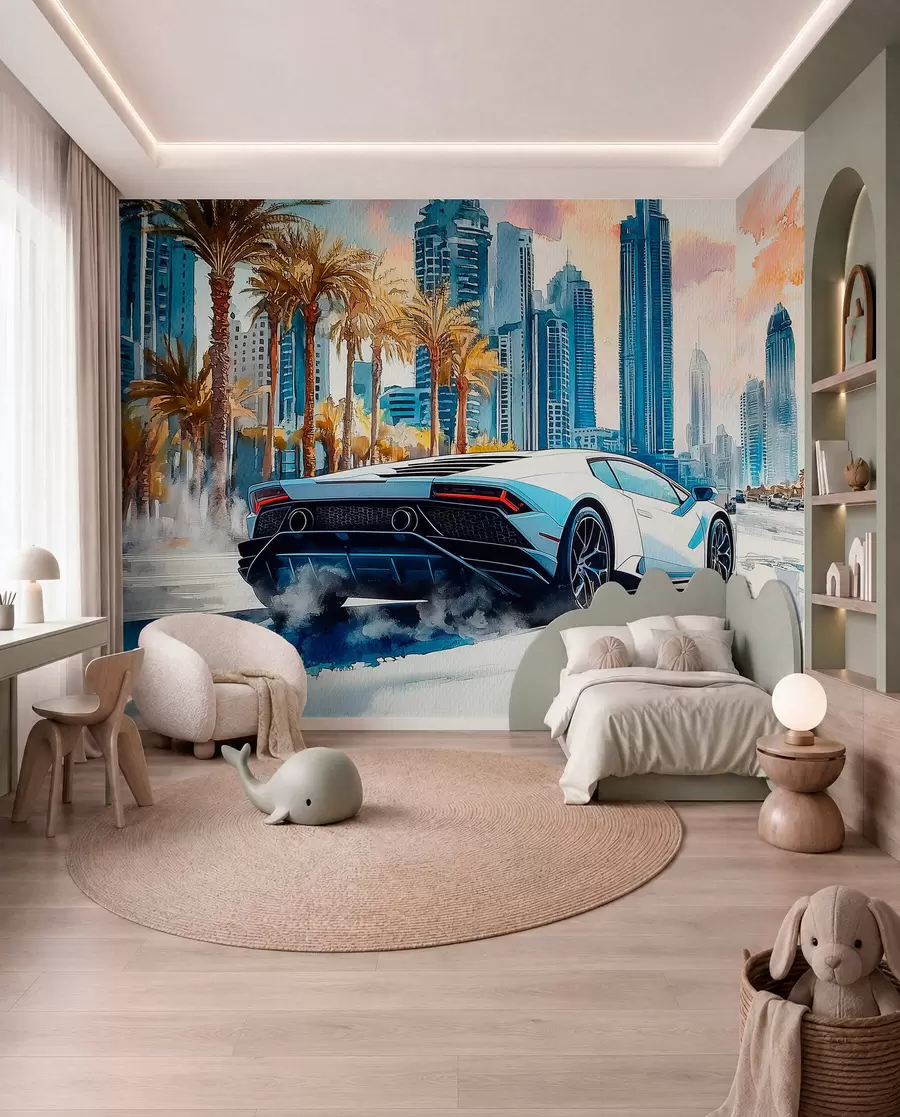 wall murals Palm Avenue Drive w01963