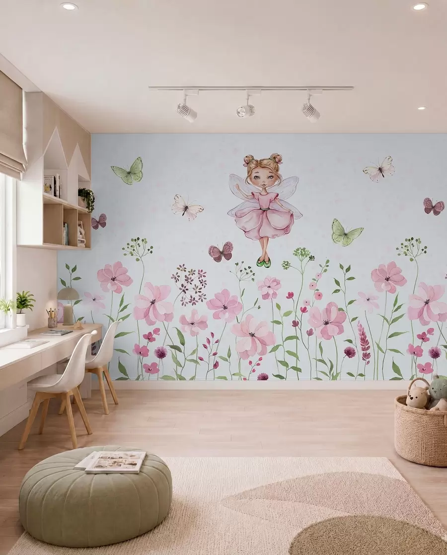 wall murals Fairy of the Flower Meadow w01460