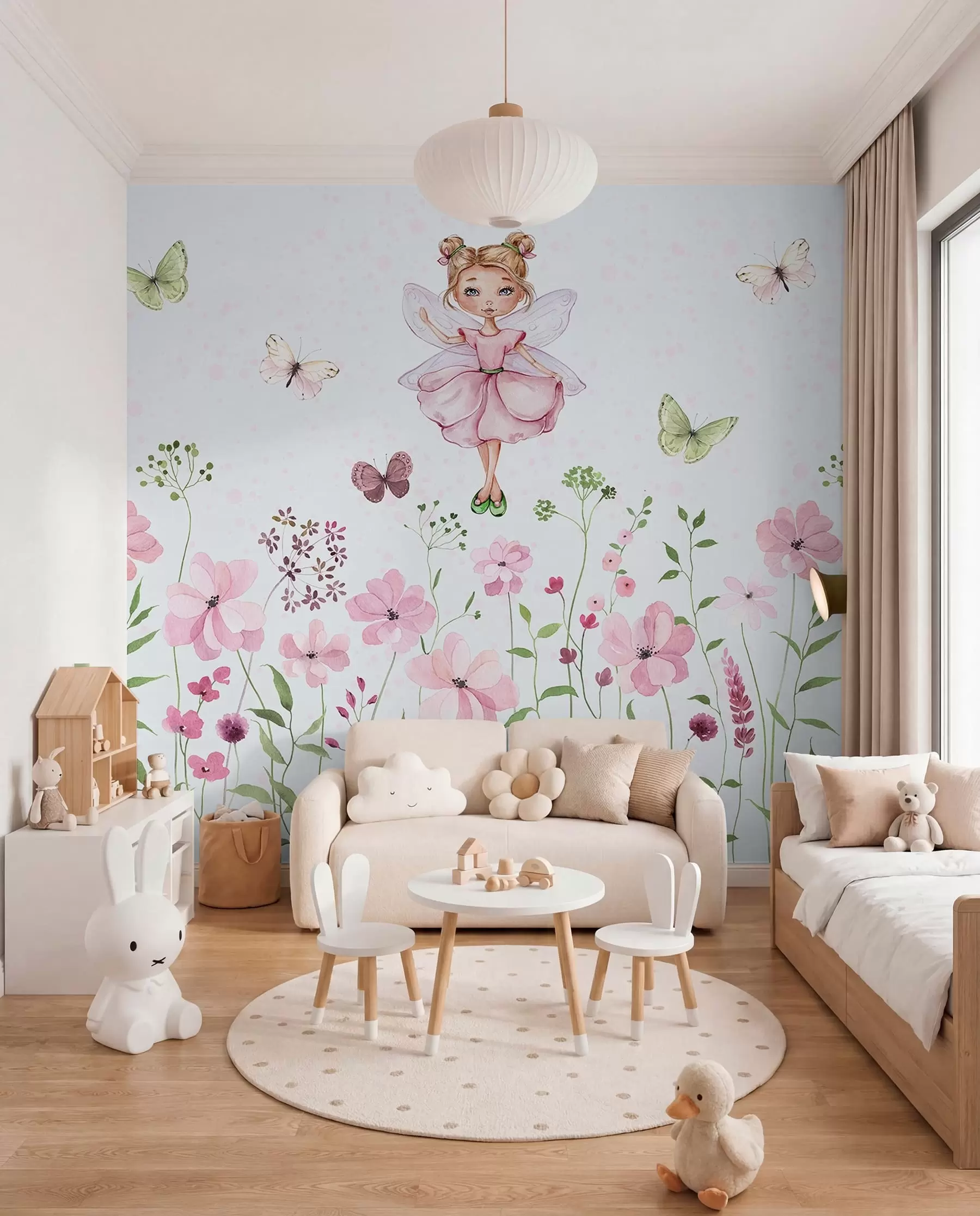 wall murals Fairy of the Flower Meadow w01460