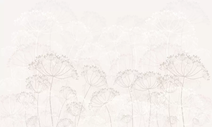 wall murals Fragile plants minimalism w02105v3