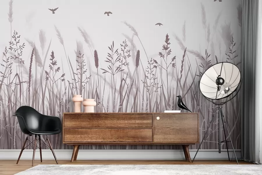 wall murals A field of ears of corn w02119v3