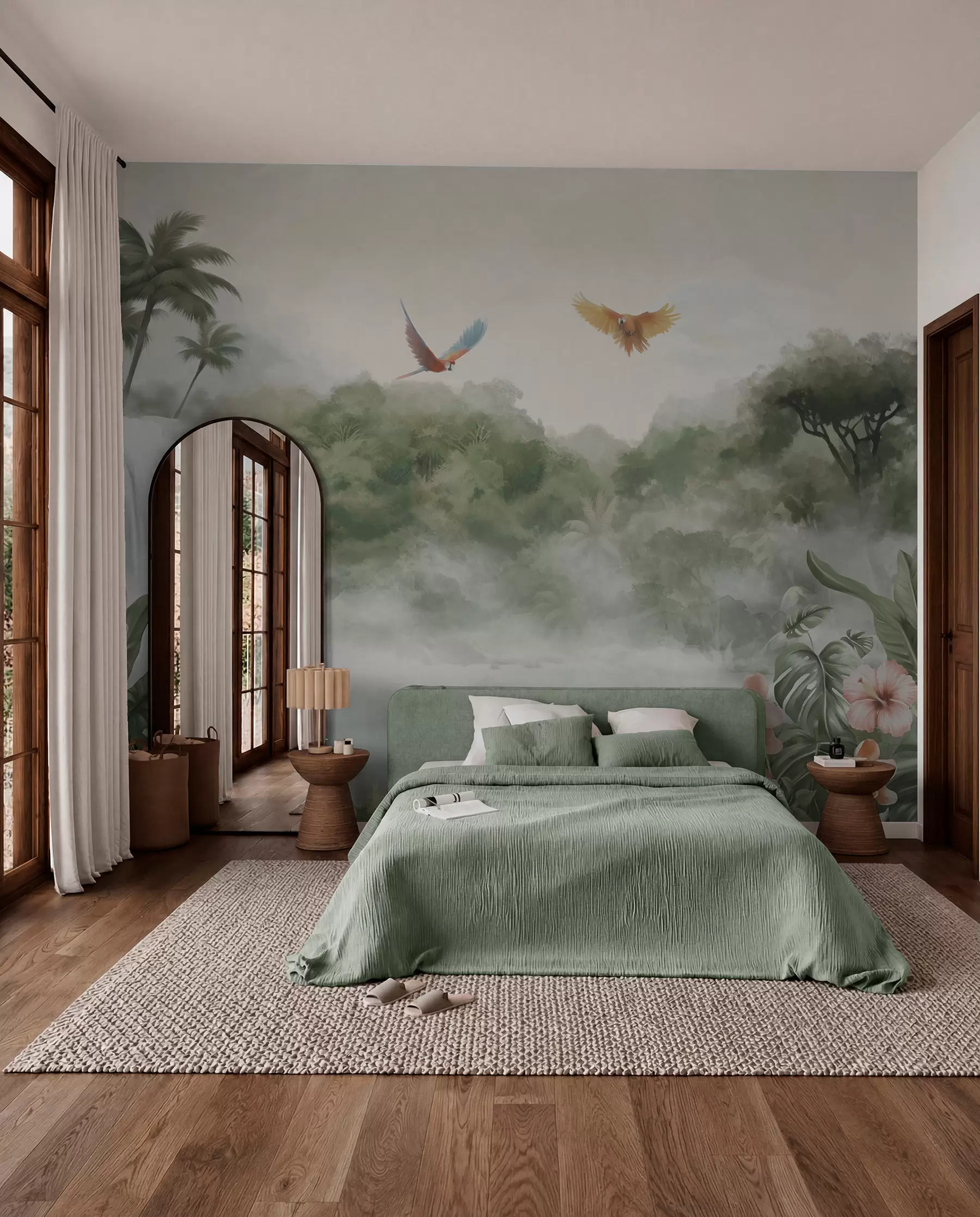 wall murals Parrot Lagoon w02127