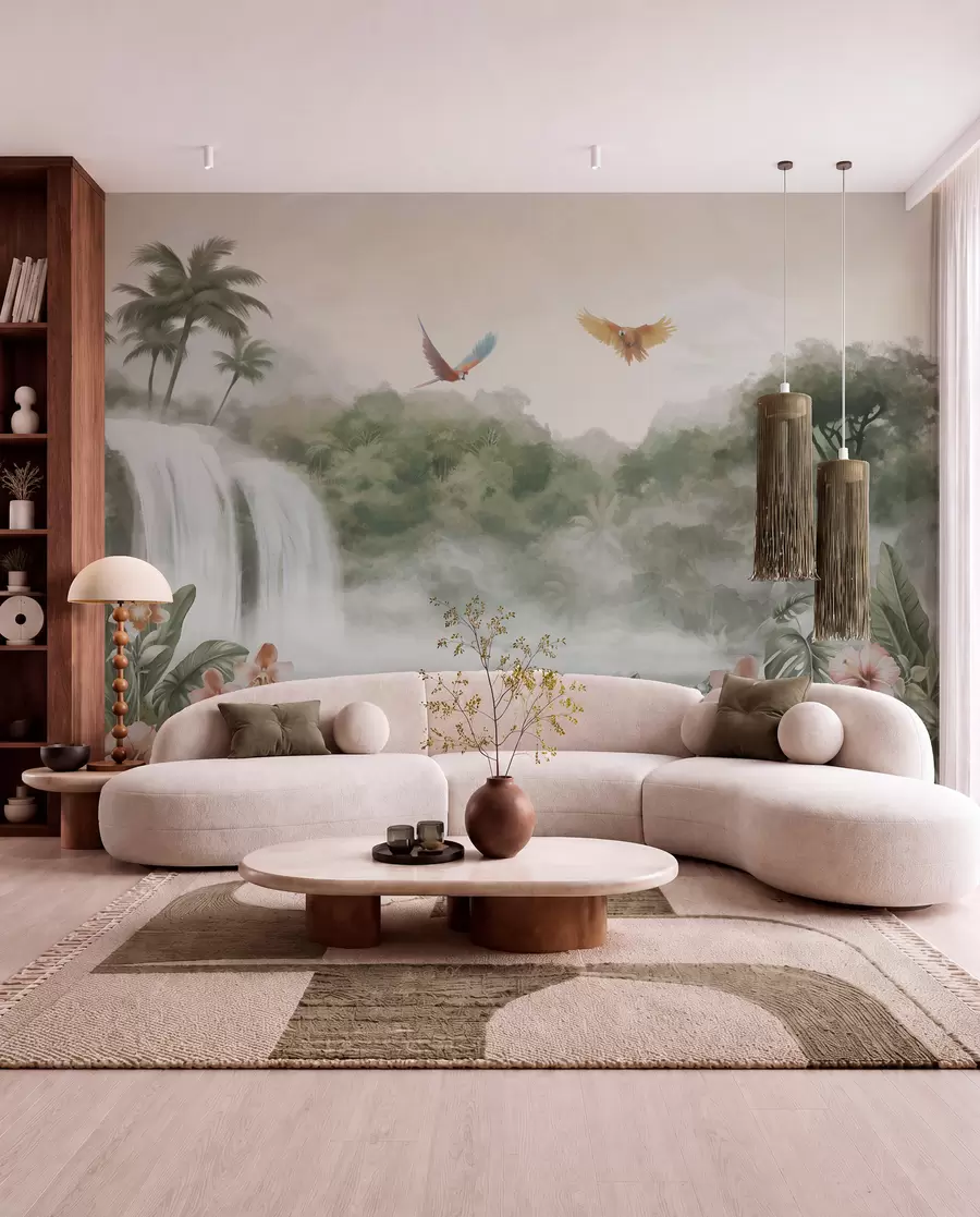 wall murals Parrot Lagoon w02127