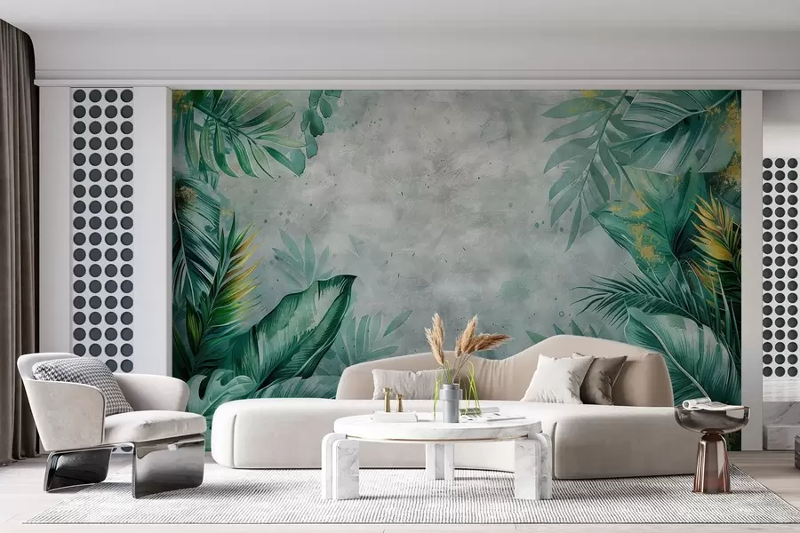wall murals Tropical thickets w01894