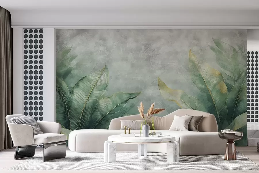 wall murals Banana leaves w01900