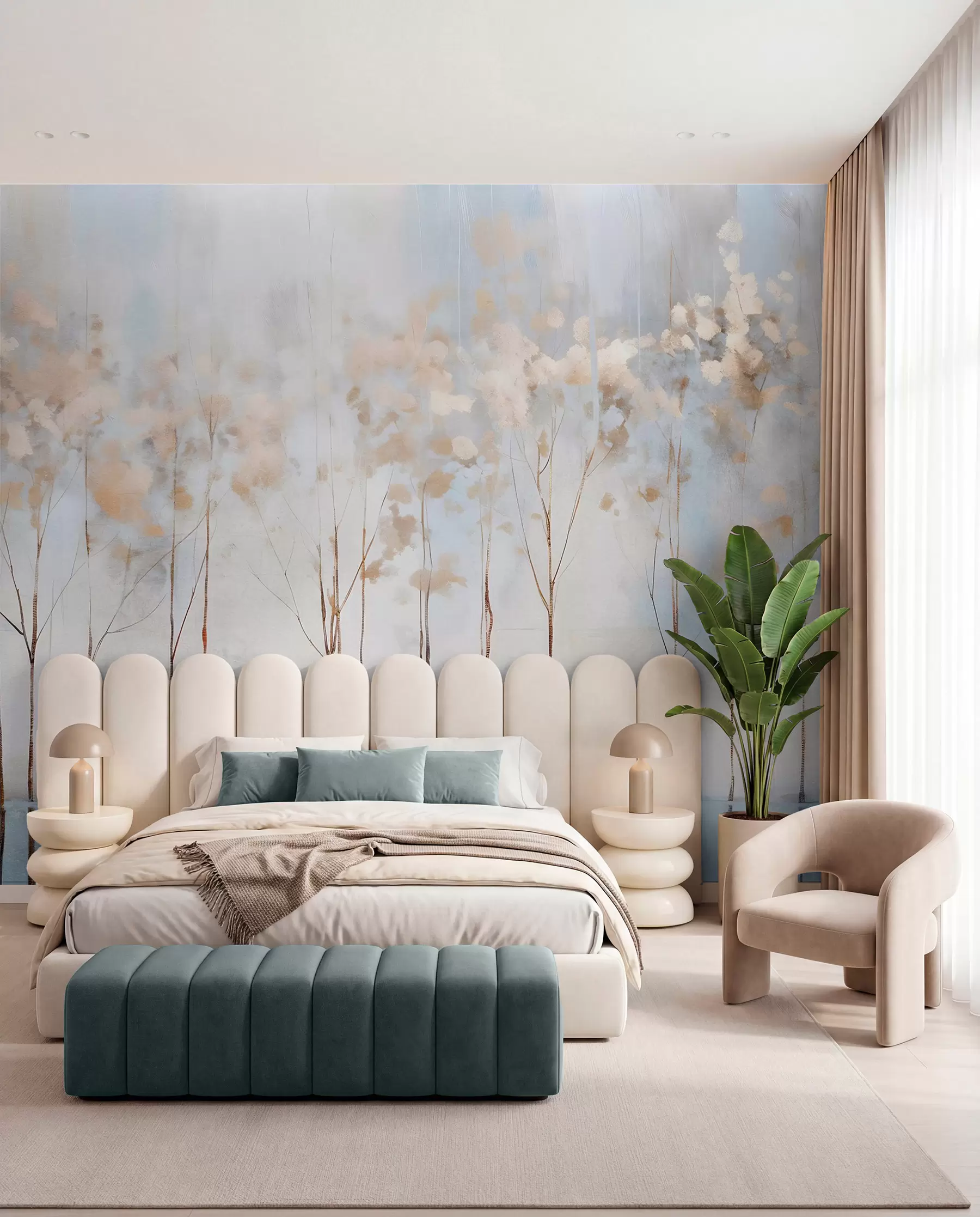 wall murals Winter Tree Study w08430