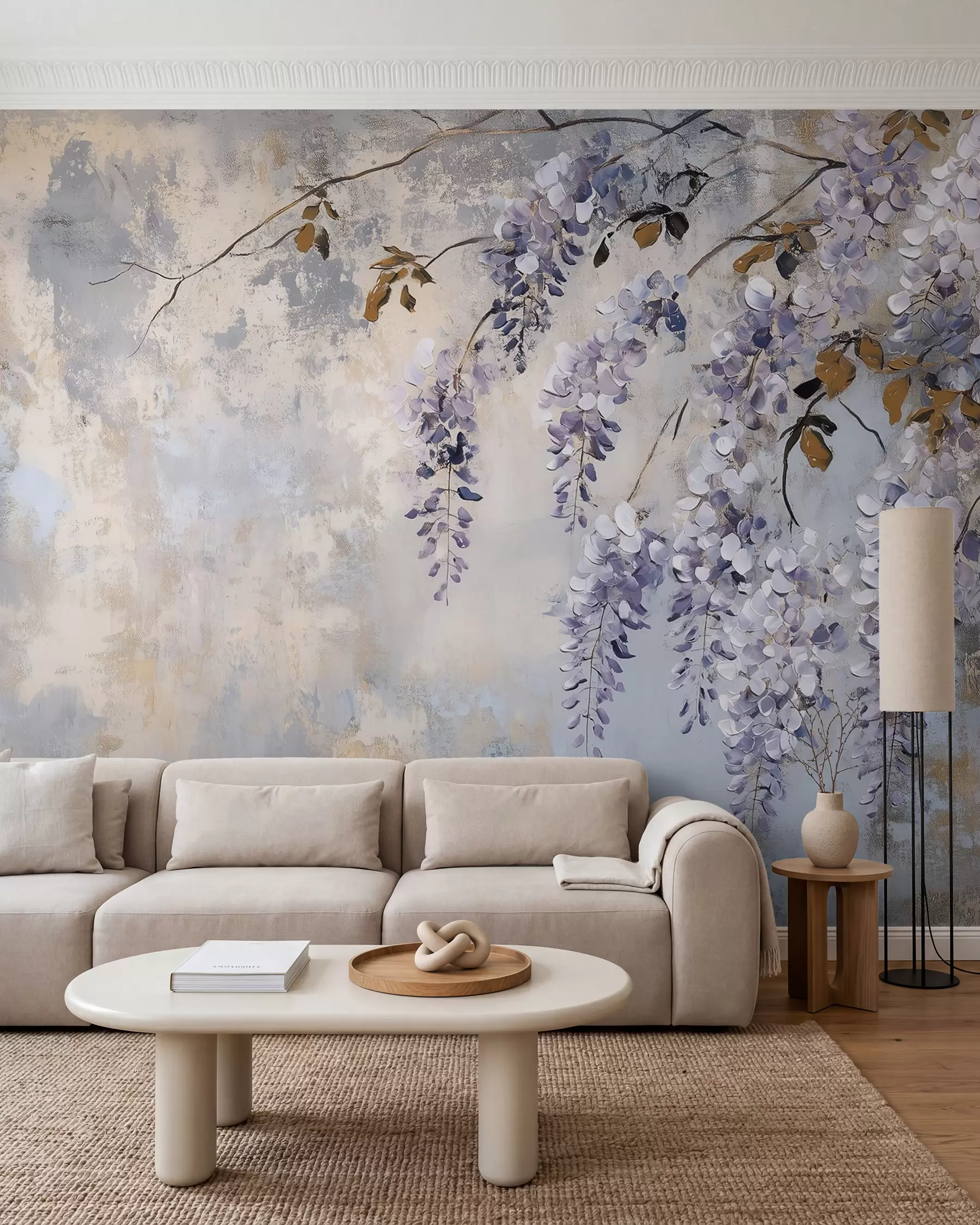 wall murals Trailing Wisteria w02451
