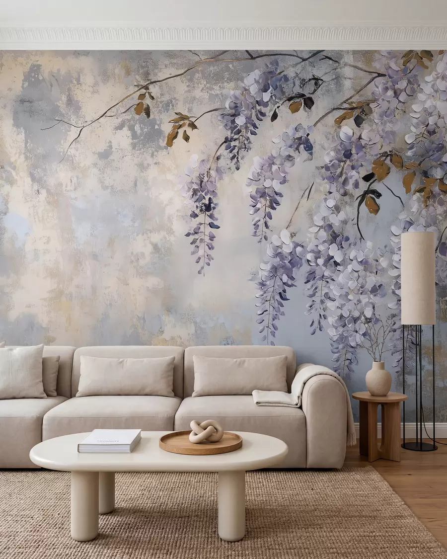 wall murals Trailing Wisteria w02451
