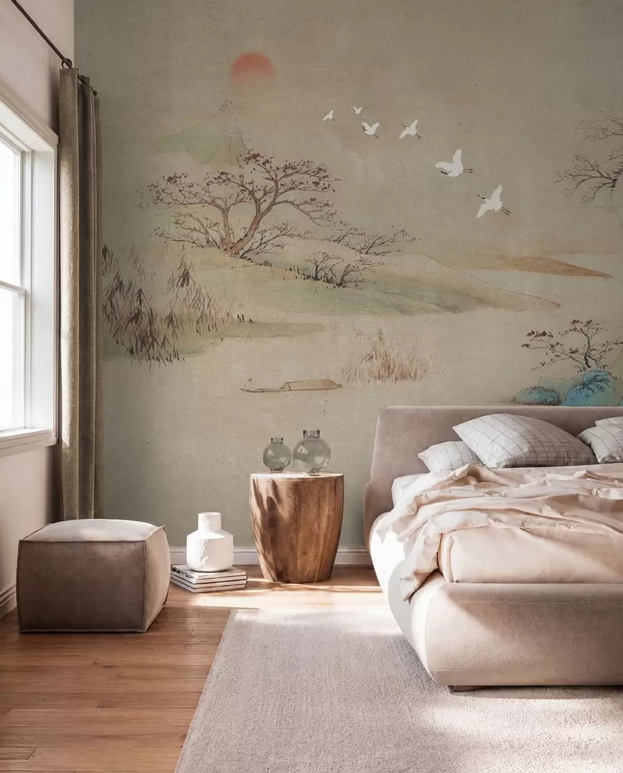 wall murals Wings across a Painted Valley u42038