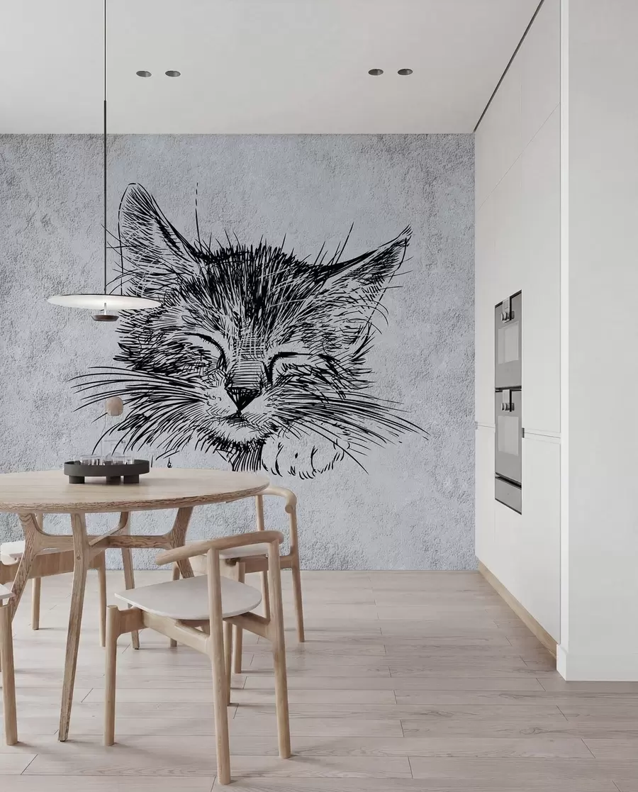 wall murals Cat, felidae e carnivore u43536