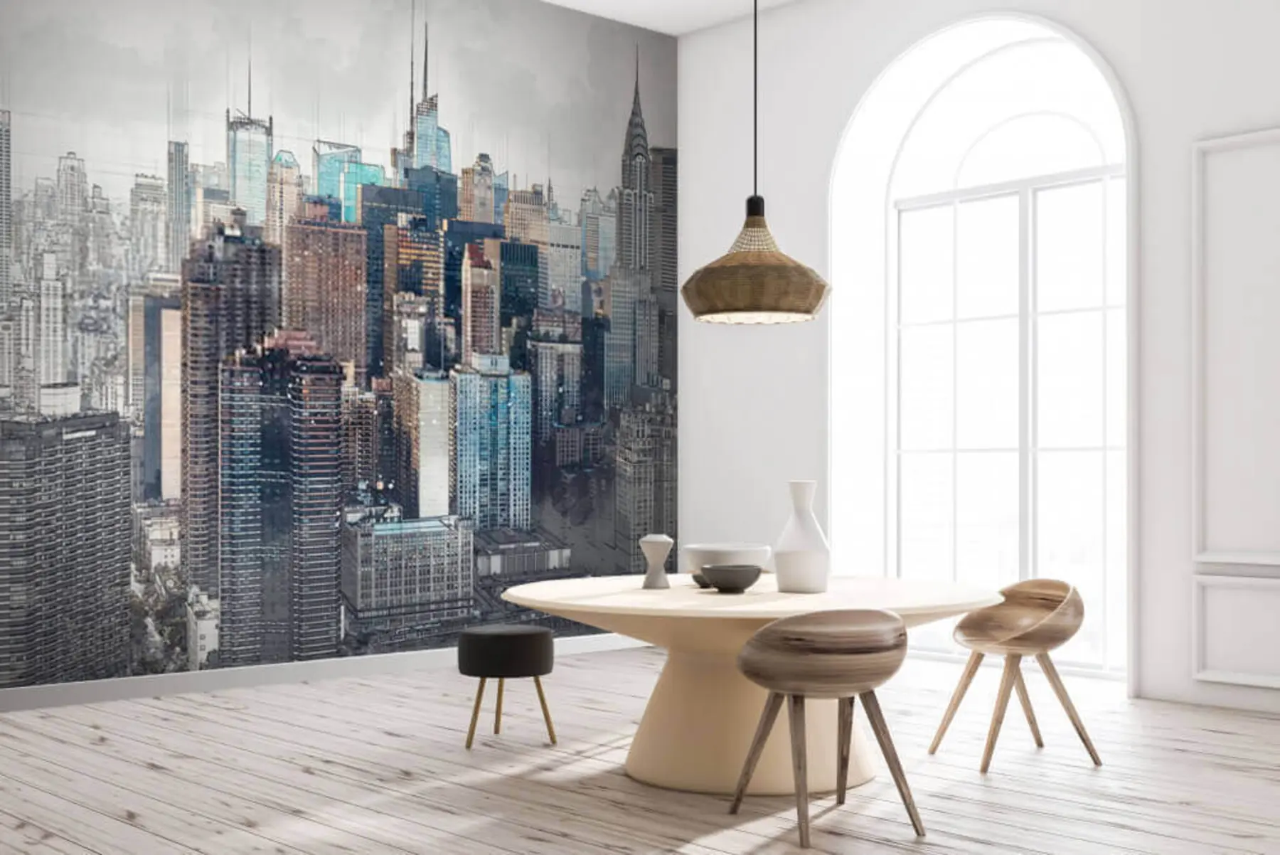 wall murals Skyscraper, building e world u51081