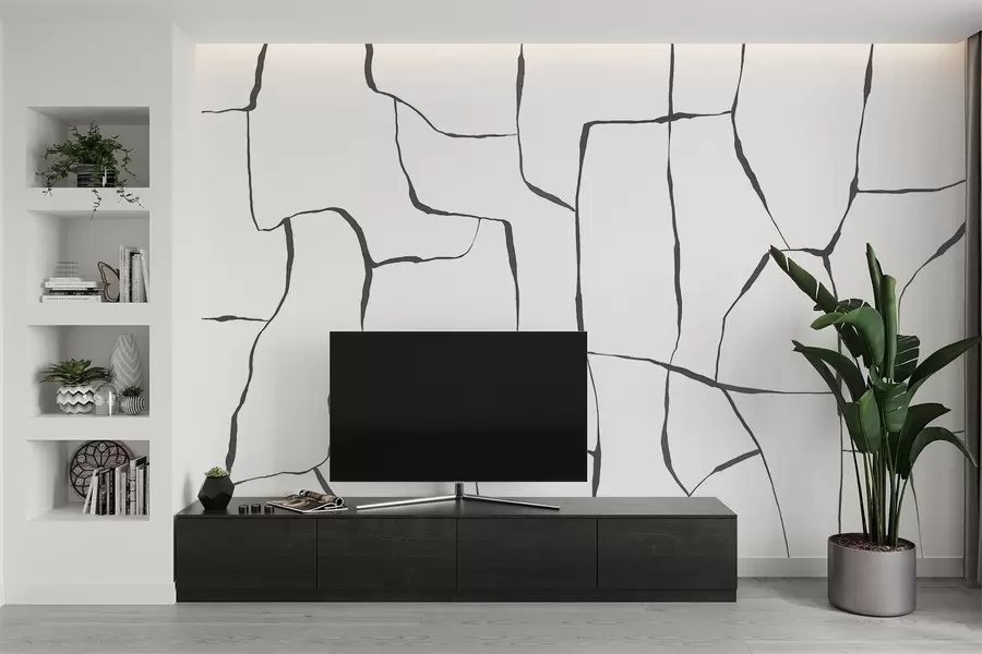 wall murals Abstract lines w08574v1