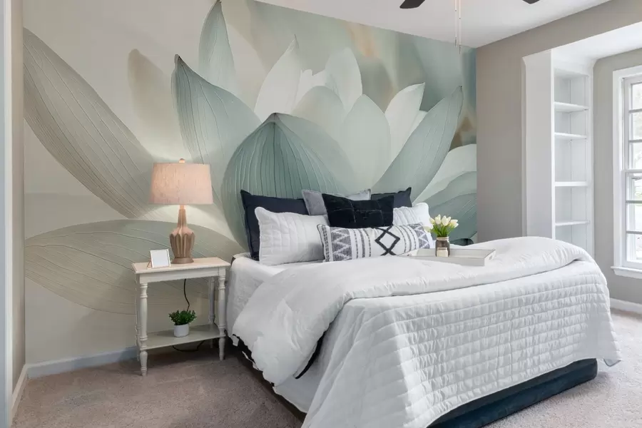 wall murals Elegant lotus in delicate shades w08487