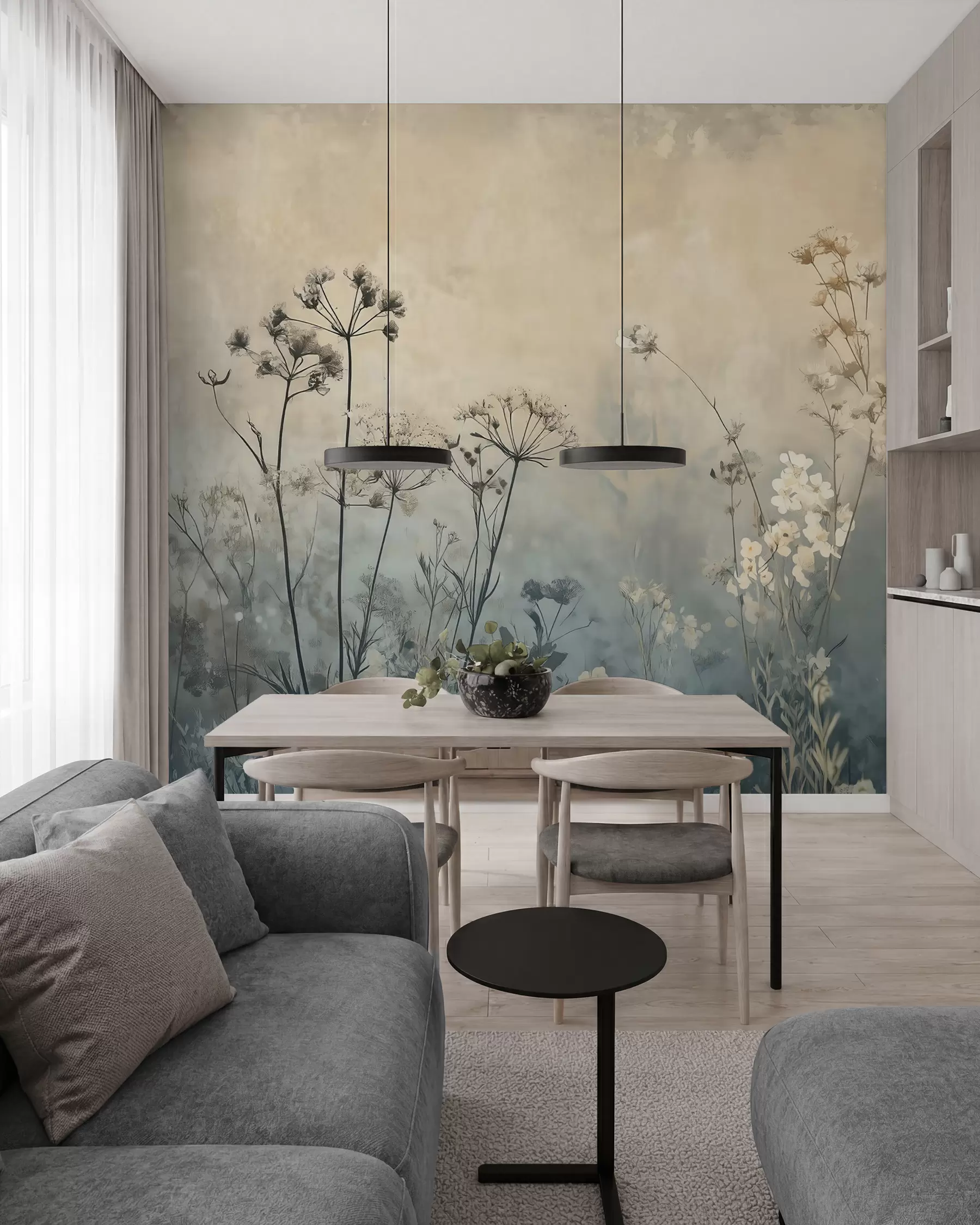 wall murals Wildflower Gathering w02685