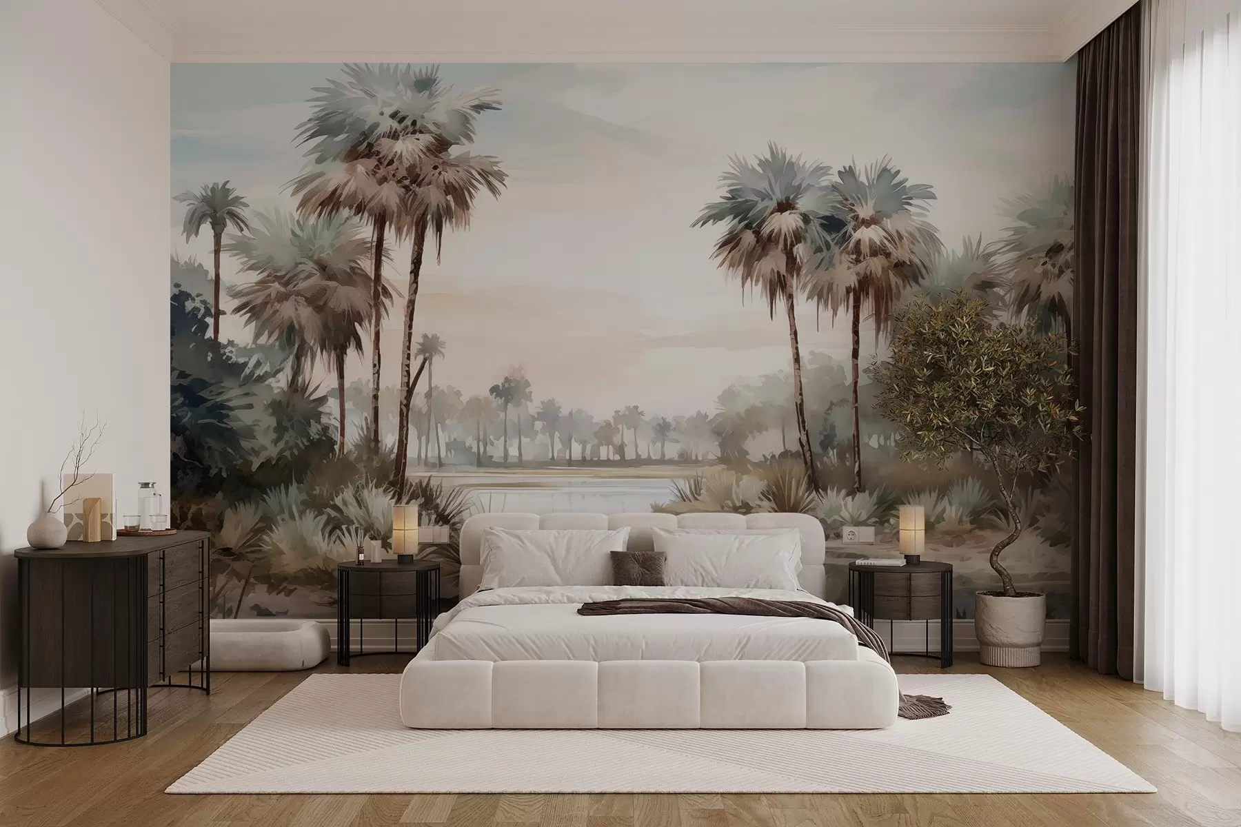wall murals Tropical landscape w08597