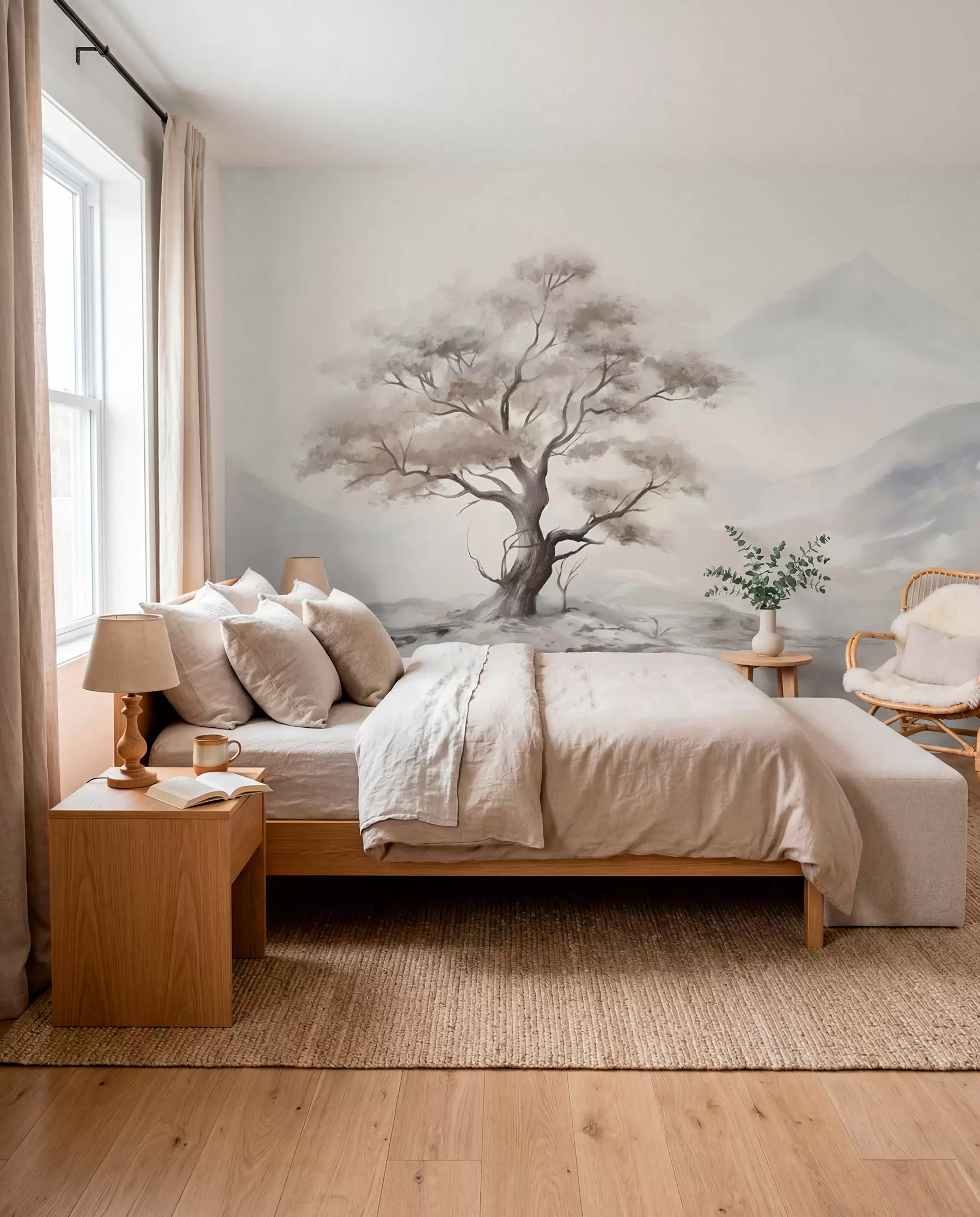 wall murals Solitary Tree w08604