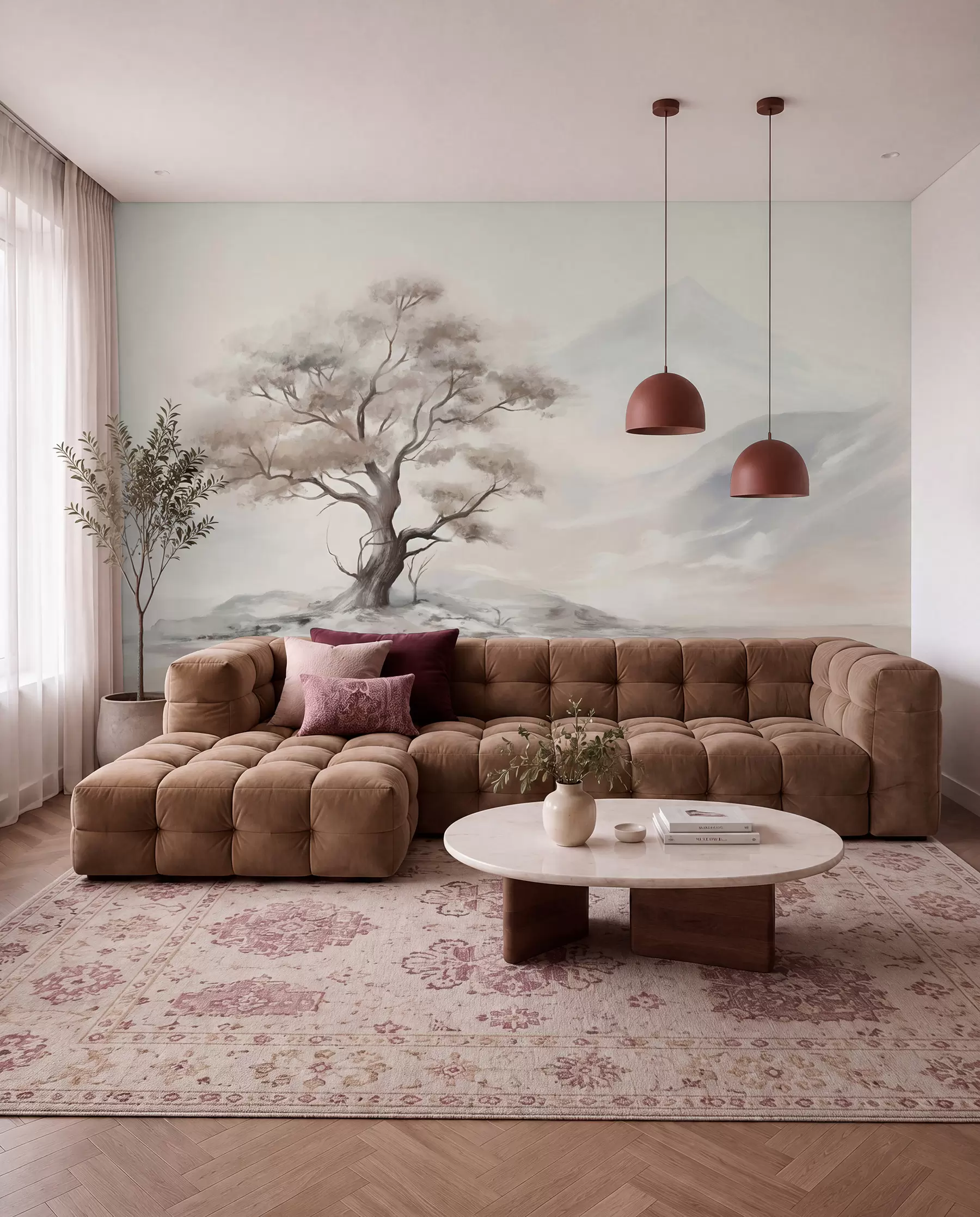 wall murals Solitary Tree w08604
