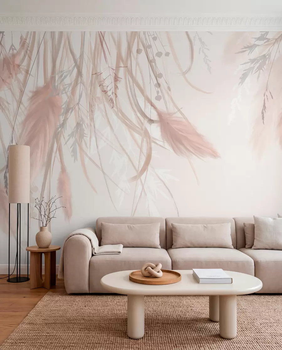wall murals Blush Pampas w08611