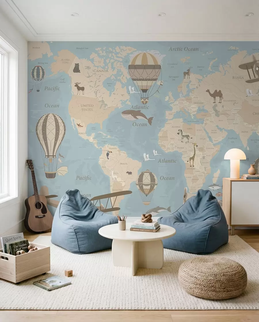 wall murals Adventure awaits across the globe u36066v5