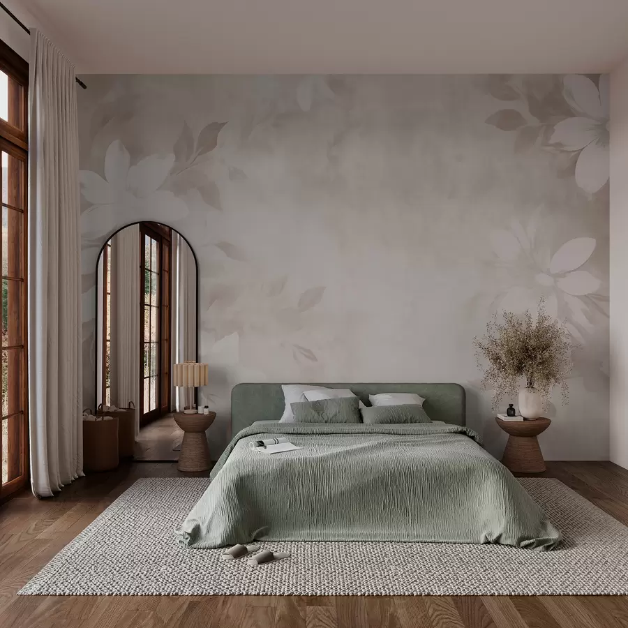 wall murals Floral delicate background w02815