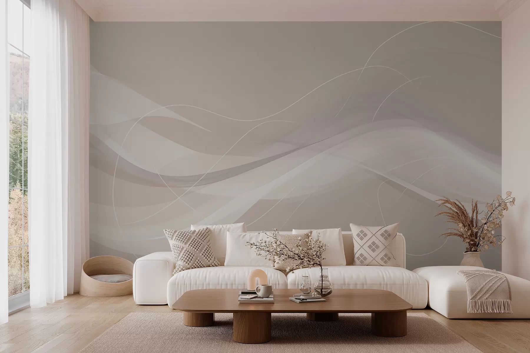 wall murals Light lines w02822