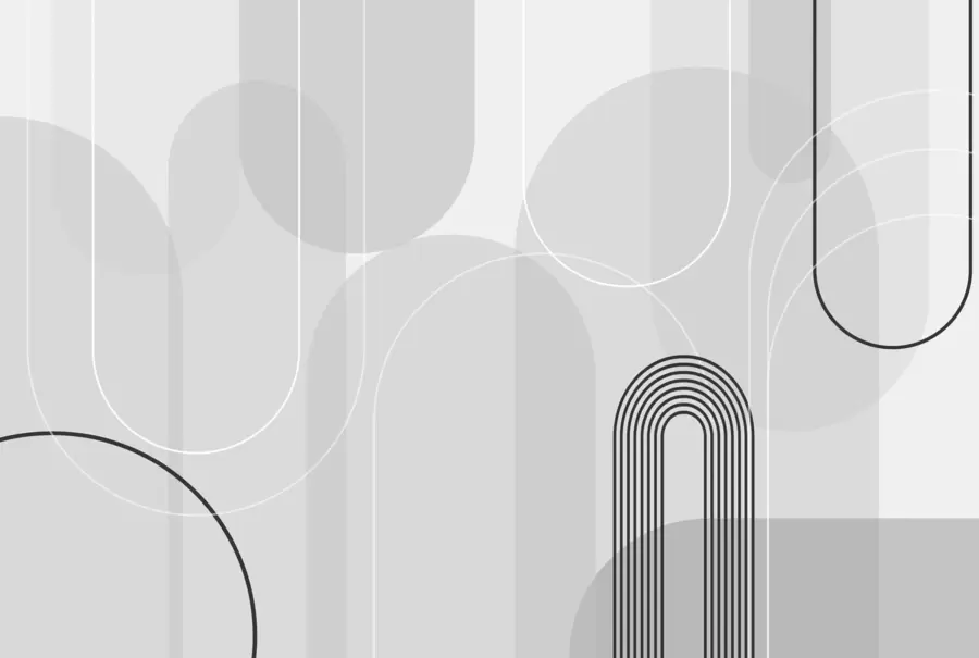 wall murals Stylish minimalist arches w02826v1