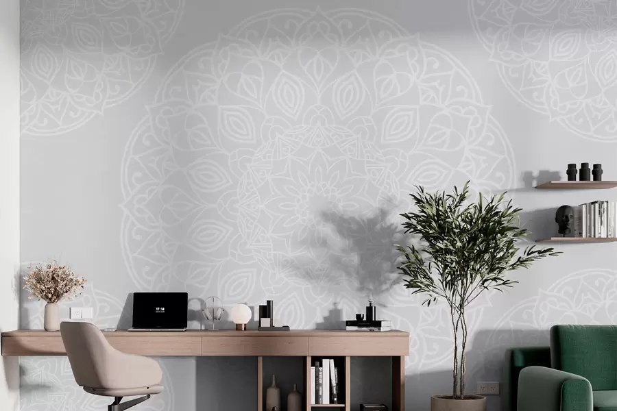 wall murals Stylish mandala geometry w02832