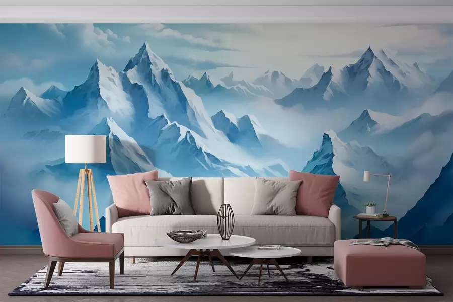 wall murals Mountain landscape w02862