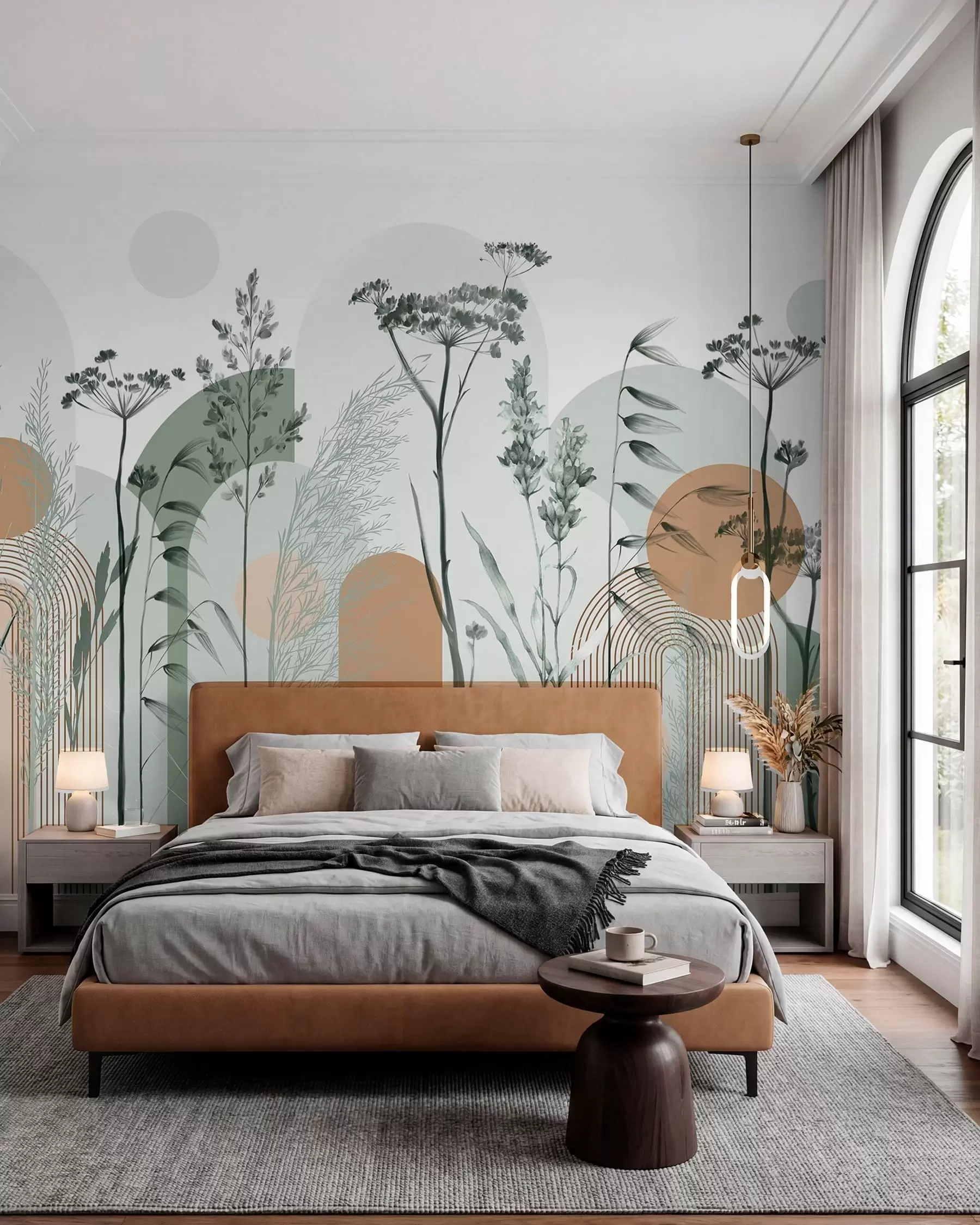 wall murals Botanical Arches w08665v1