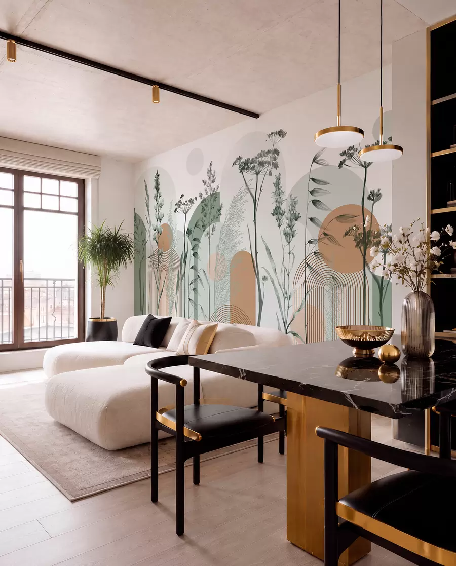wall murals Botanical Arches w08665v1