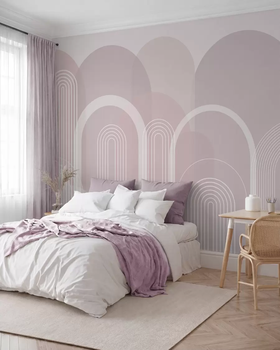 wall murals Geometric arches boho w02935