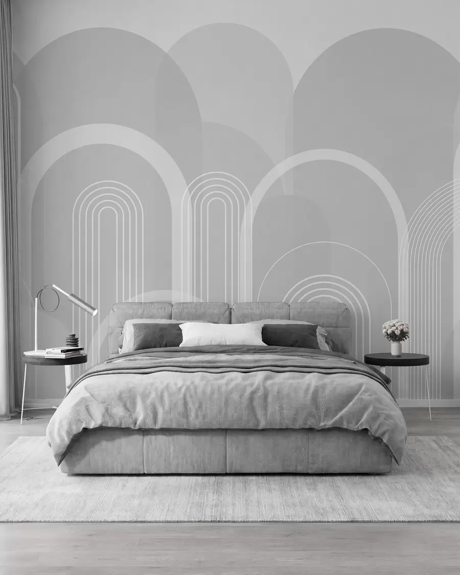 wall murals Fine Arches on Grey w02935v2