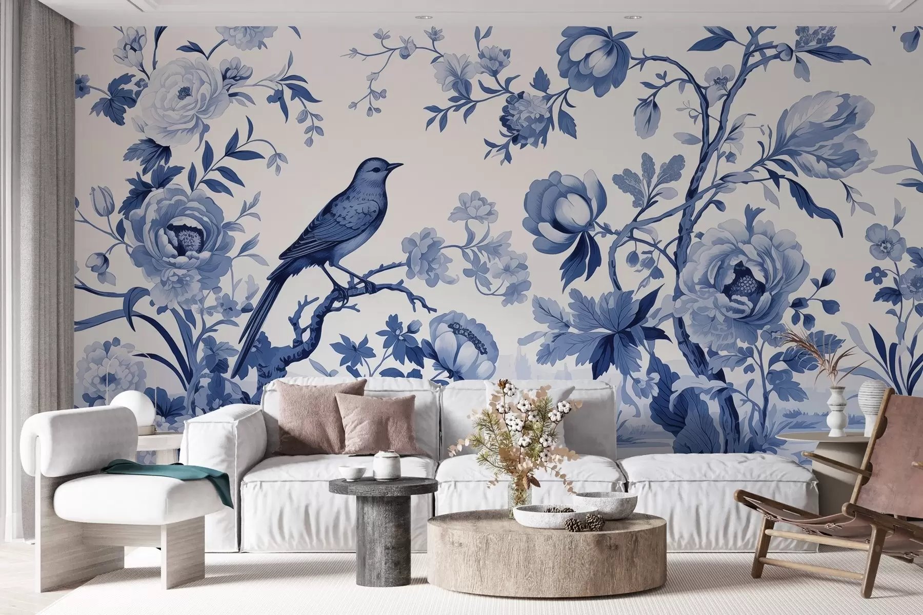 wall murals Harmony in the garden w02988