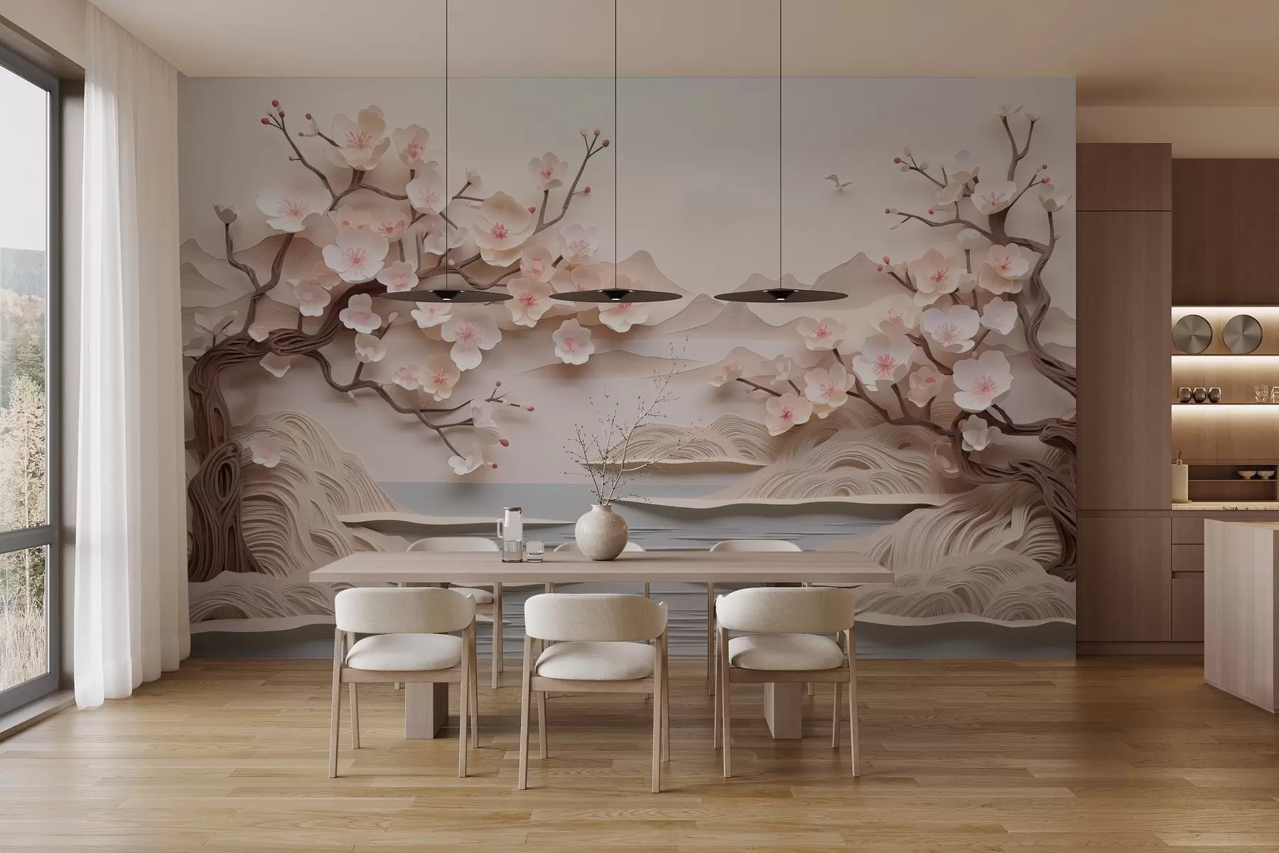 wall murals Abstract sakura w02990