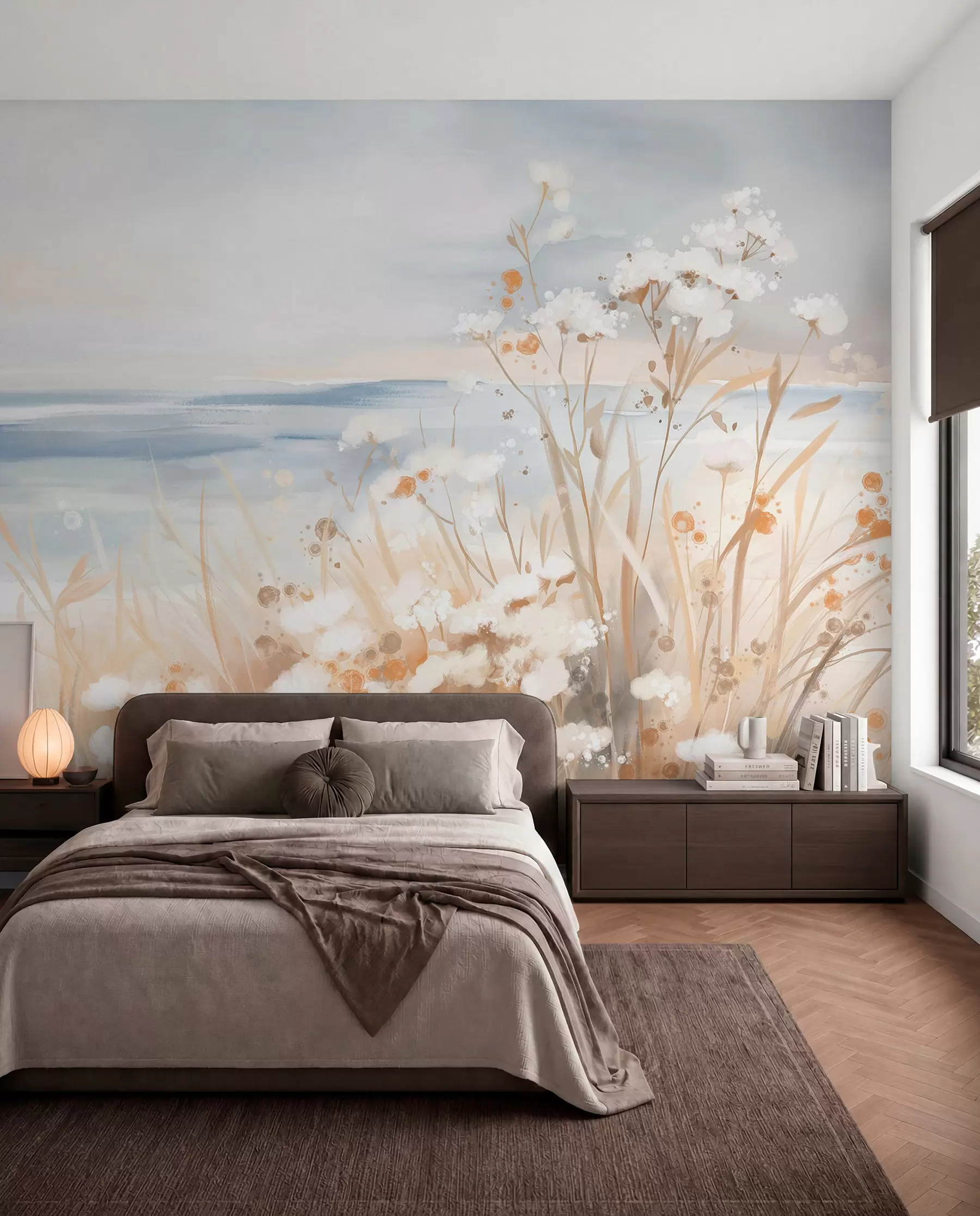 wall murals Coastal Flowers w08740