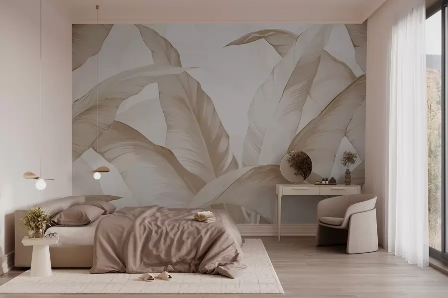 wall murals Banana leaves w02999v2